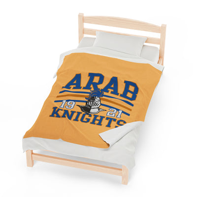 The Arab Knights Stripes | Velveteen Plush Blanket