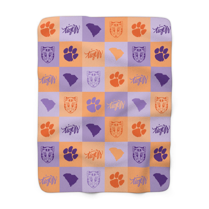 The Clemson All The Things | Sherpa Fleece Blanket