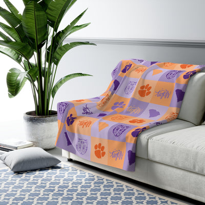 The Clemson All The Things | Sherpa Fleece Blanket