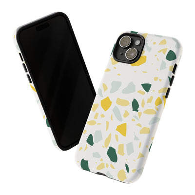 The Green & Gold Terrazzo | Phone Case