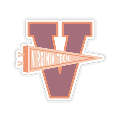 The Virginia Tech Pennant | Sticker