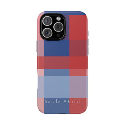 The Red & Royal Plaid | Phone Case