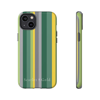 The Green & Yellow Stripes | Phone Case