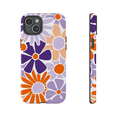 The Orange & Purple Floral | Phone Case