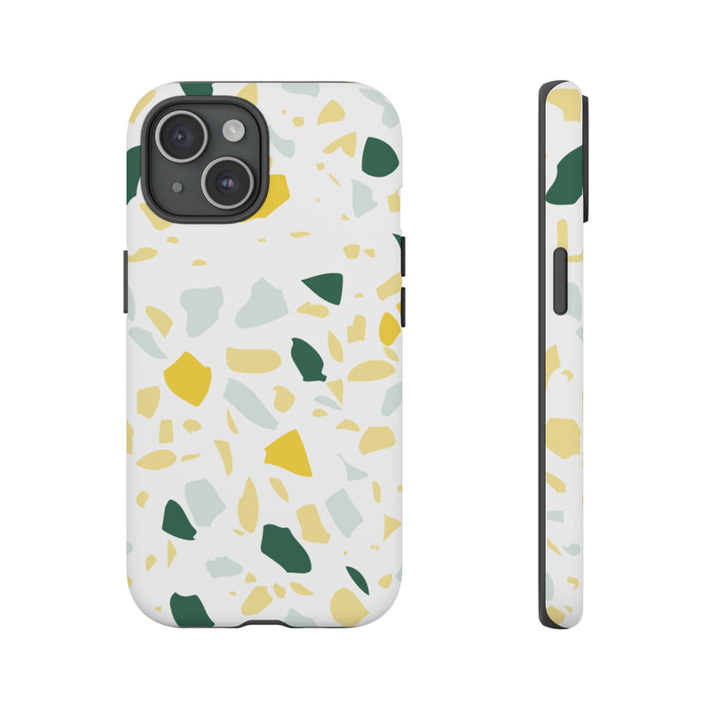 The Green & Gold Terrazzo | Phone Case