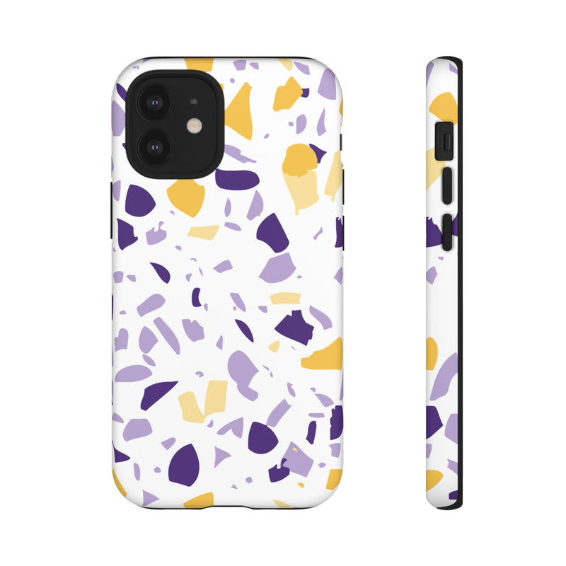 The Yellow & Purple Terrazzo | Phone Case