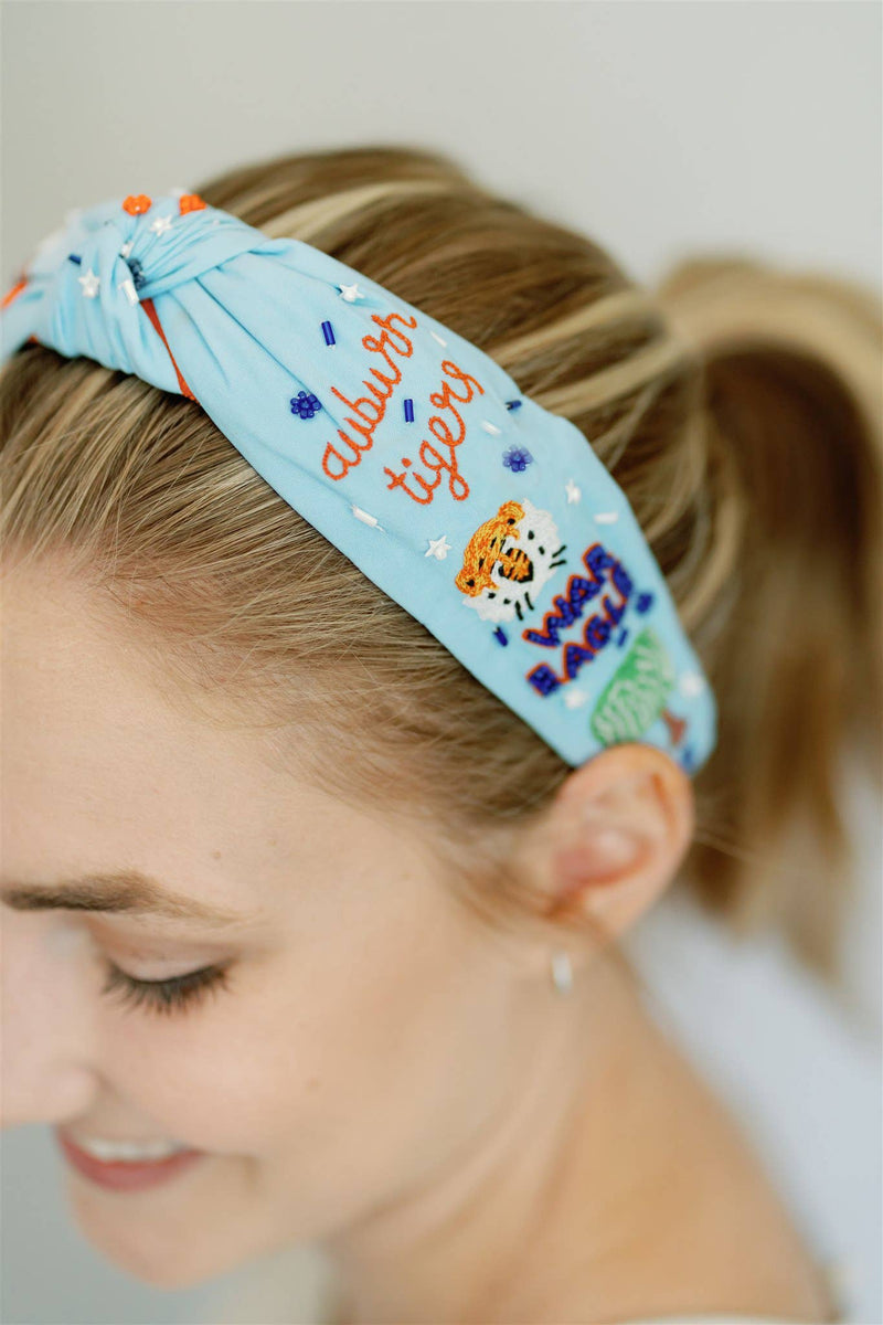 The Auburn University Hand-Beaded Headband