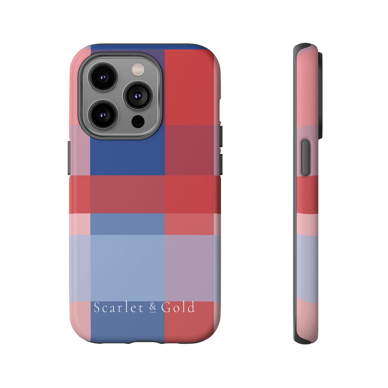 The Red & Royal Plaid | Phone Case