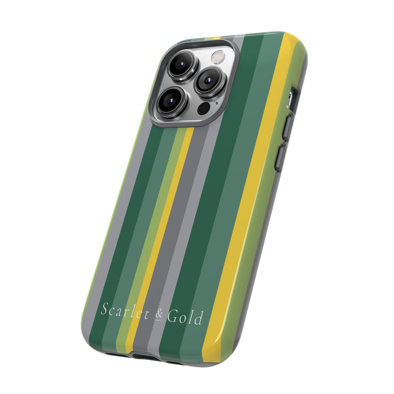 The Green & Yellow Stripes | Phone Case