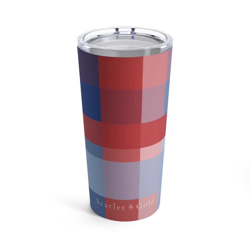 The Red & Royal Plaid | Tumbler 20oz