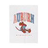 The Auburn Arch Front Tuck Aubie | Velveteen Plush Blanket