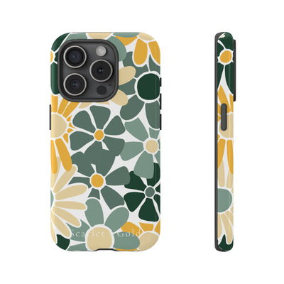 The Green & Gold Floral | Phone Case