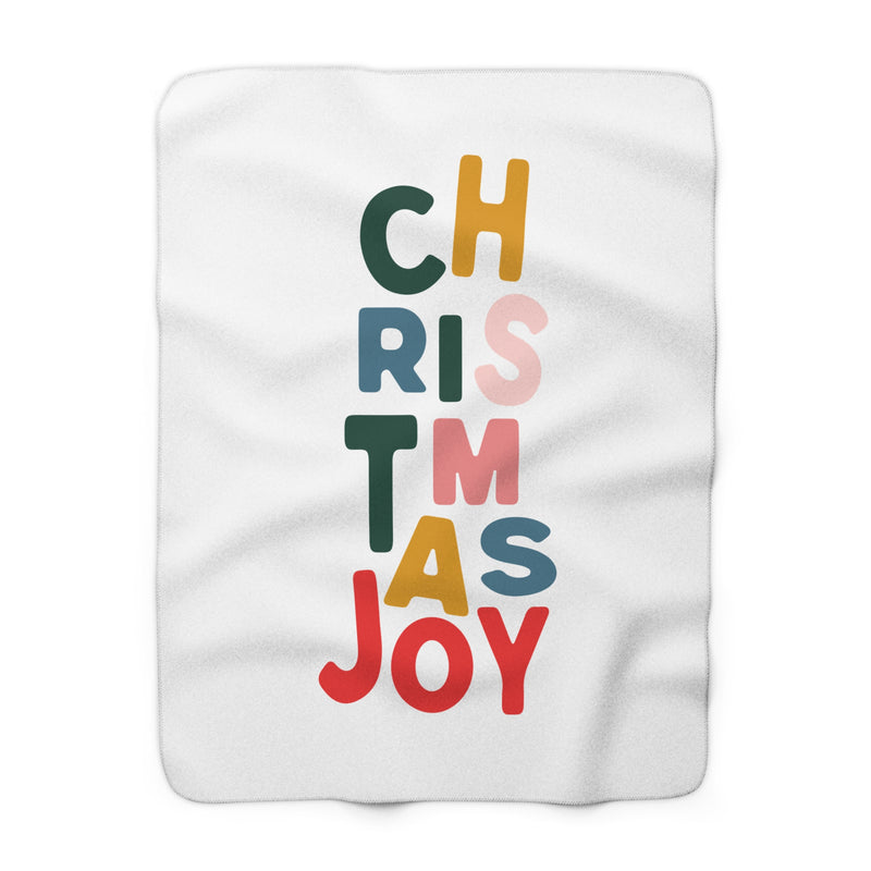 The Christmas Joy | Sherpa Fleece Blanket