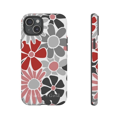 The Red & Black Floral | Phone Case