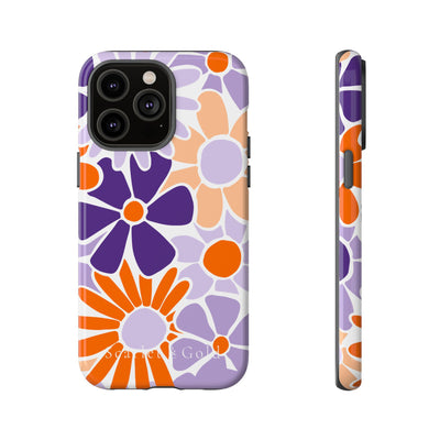 The Orange & Purple Floral | Phone Case