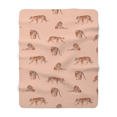 The Tiger Pattern | Sherpa Fleece Blanket