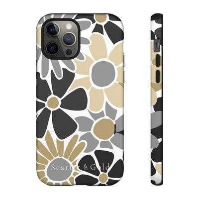 The Black & Gold Floral | Phone Case