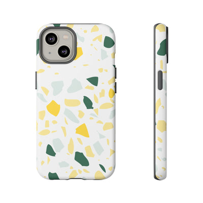 The Green & Gold Terrazzo | Phone Case