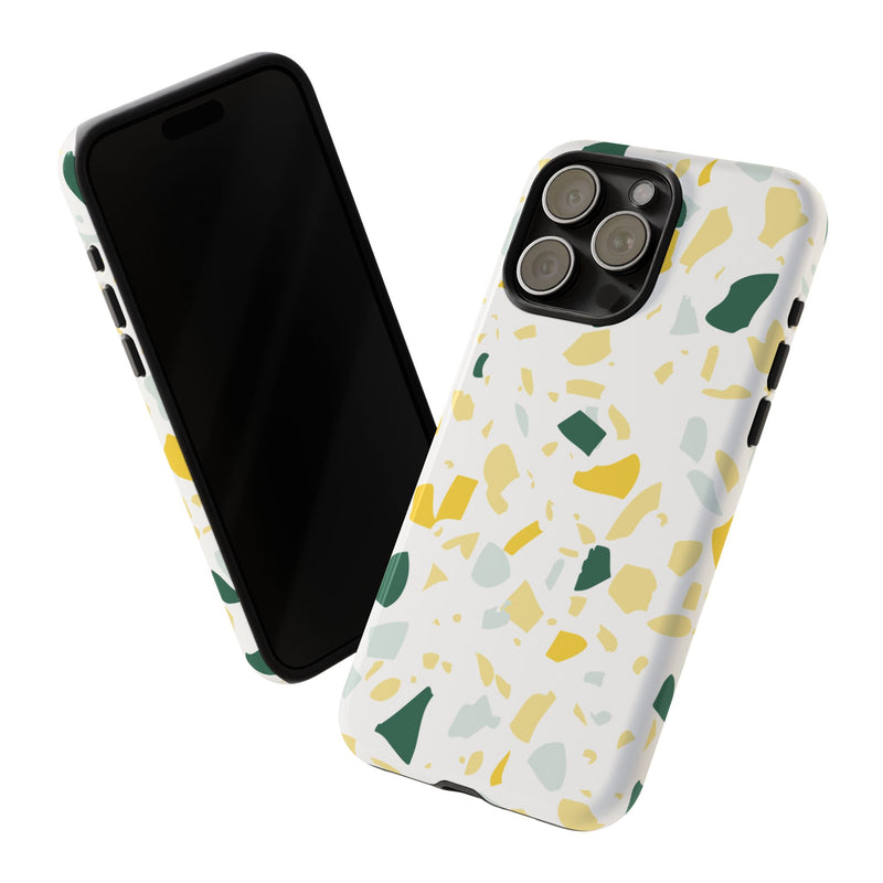 The Green & Yellow Terrazzo | Phone Case