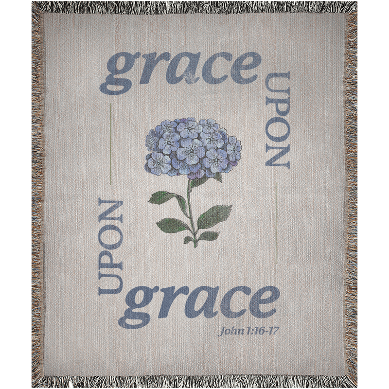 The Grace Upon Grace | Woven Blanket