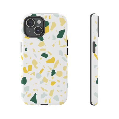 The Green & Yellow Terrazzo | Phone Case