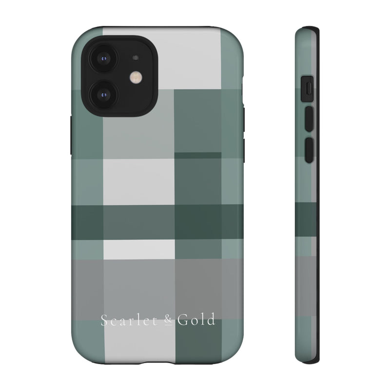 The Green & Grey Plaid | Phone Case