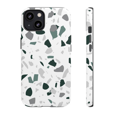 The Green & Grey Terrazzo | Phone Case