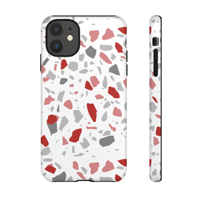 The Red & Black Terrazzo | Phone Case