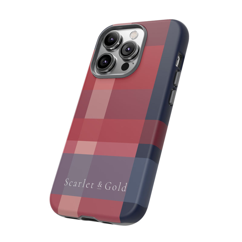 The Red & Blue Plaid | Phone Case