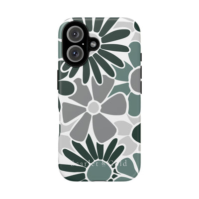 The Green & Grey Floral | Phone Case