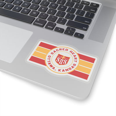 The SACRED HEART STRIPES |  Sticker