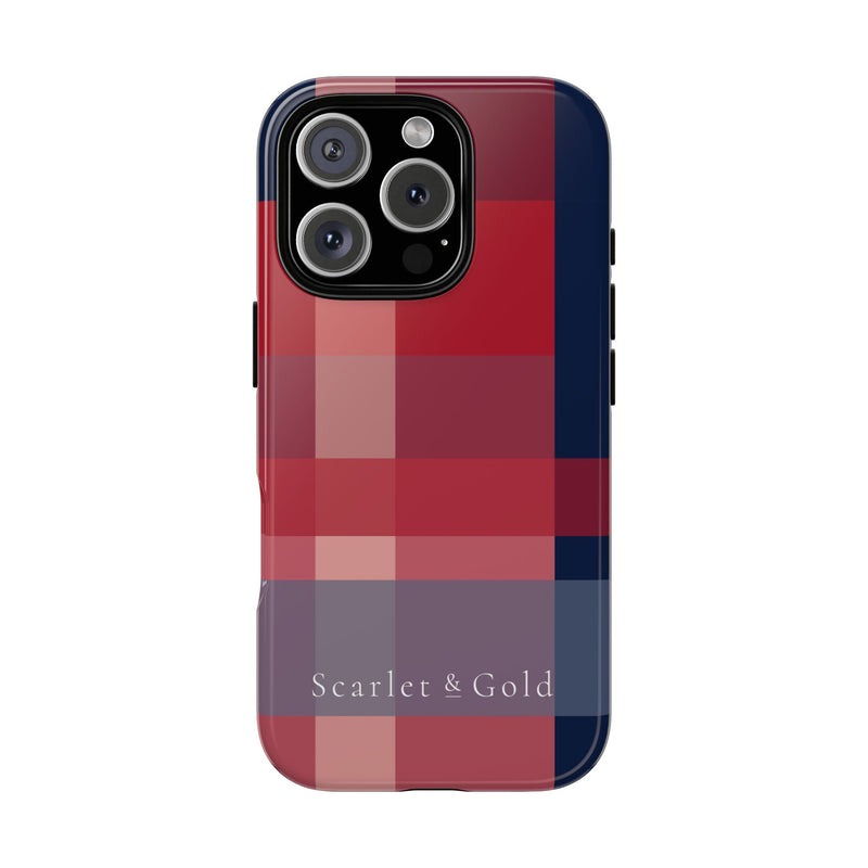 The Red & Blue Plaid | Phone Case