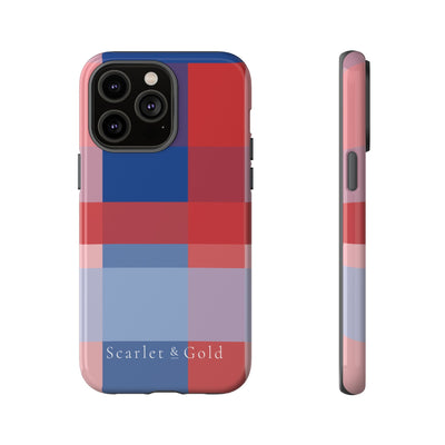 The Red & Royal Plaid | Phone Case