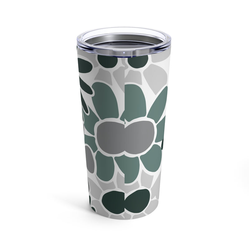 The Green & Grey Floral | Tumbler 20oz