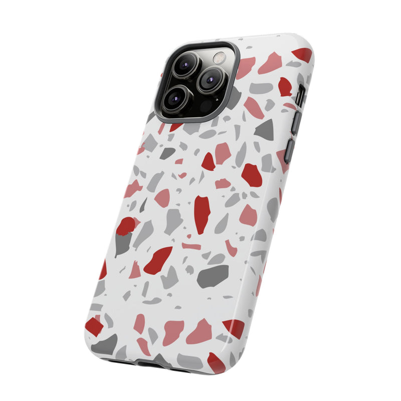 The Red & Black Terrazzo | Phone Case