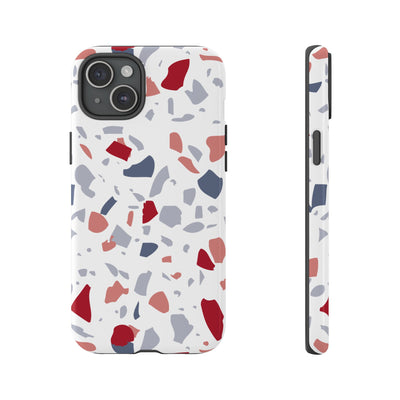 The Red & Blue Terrazzo | Phone Case