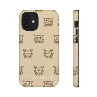 The Gold Bobcats Head Repeat | Phone Case