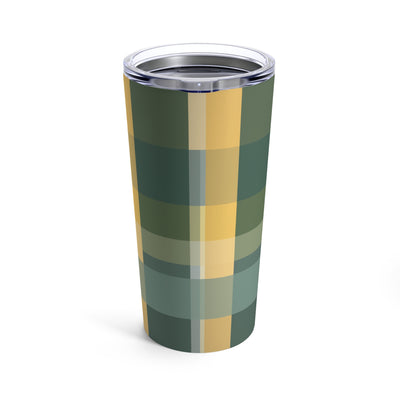 The Green & Gold Plaid | 20oz Tumbler