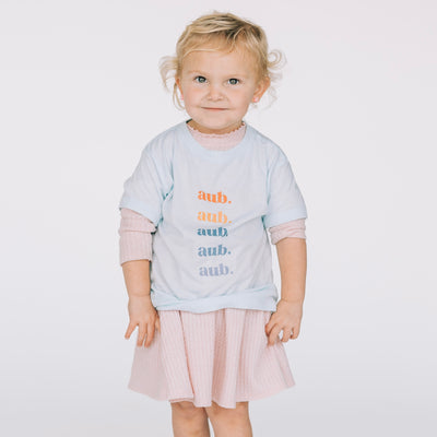 The AUB Repeat | Ice Blue Toddler Tee