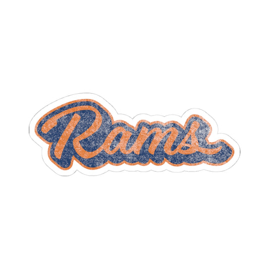 The Rams Script | Sticker