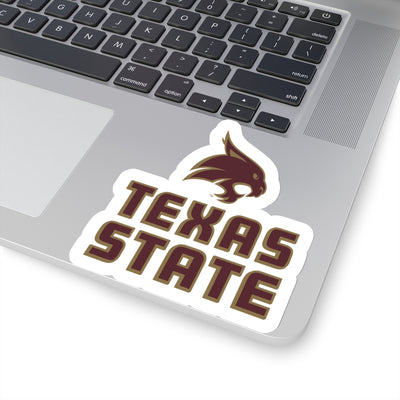 The Texas State Bobcat Block Logo | Sticker