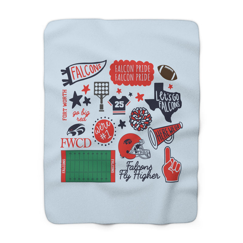 The All Things Fort Worth | Sherpa Fleece Blanket