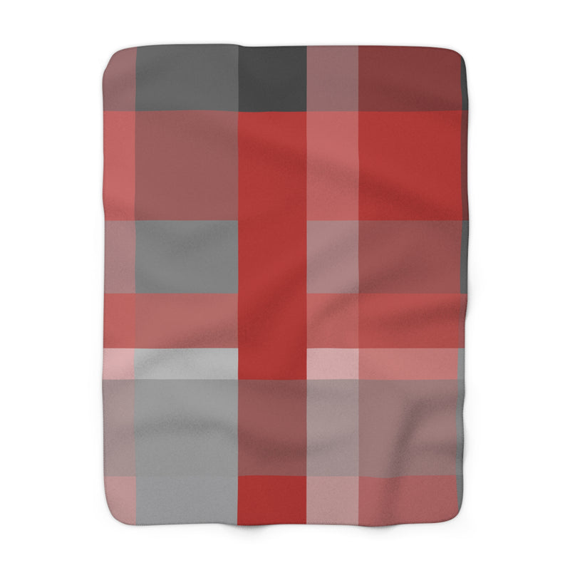 The Red & Black Plaid | Sherpa Fleece Blanket