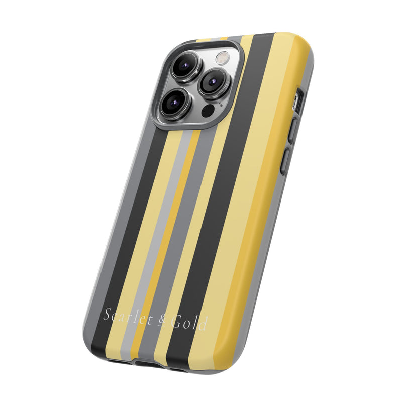 The Yellow & Black Stripes | Phone Case