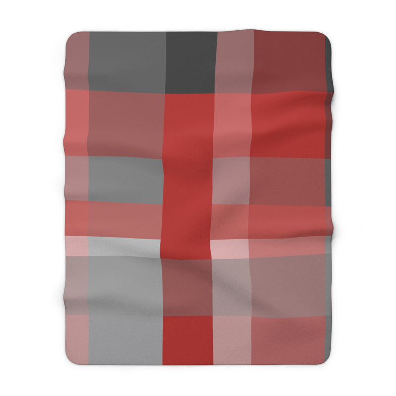 The Red & Black Plaid | Sherpa Fleece Blanket