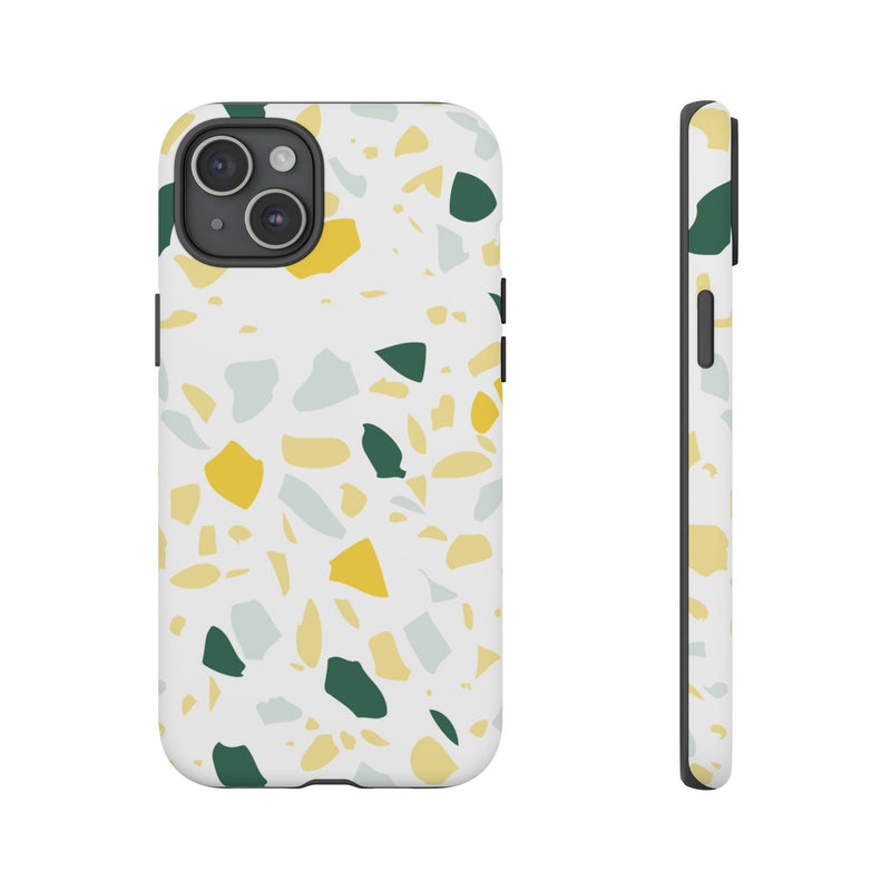 The Green & Gold Terrazzo | Phone Case