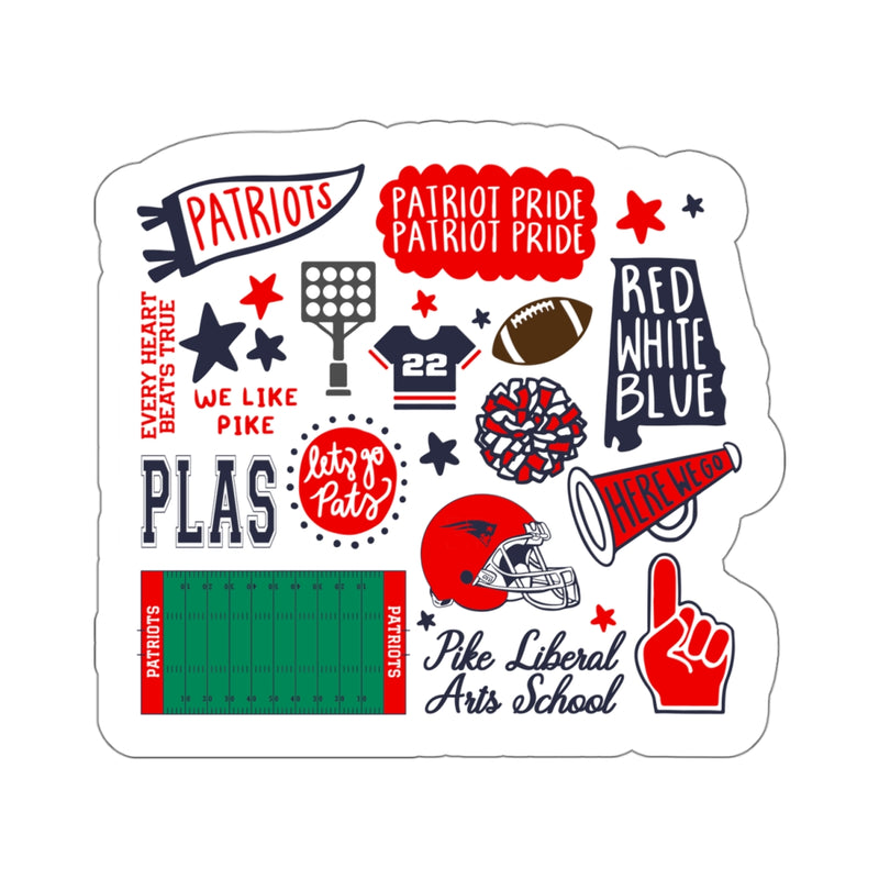 The PATRIOTS ALL THE THINGS | Sticker