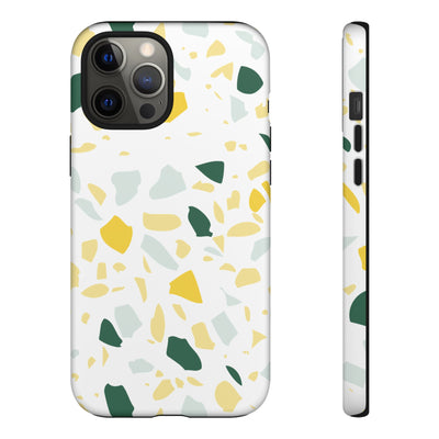 The Green & Gold Terrazzo | Phone Case