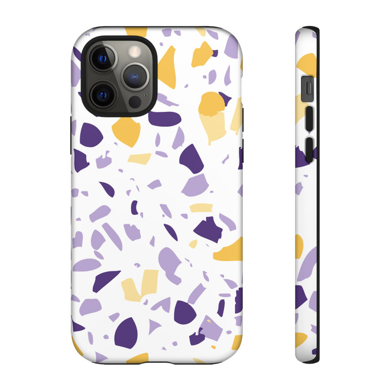 The Yellow & Purple Terrazzo | Phone Case