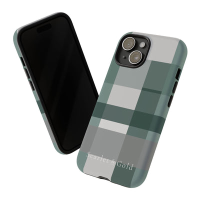 The Green & Grey Plaid | Phone Case